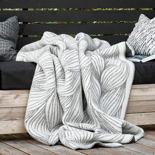 Plaid Røros Naturpledd Flette